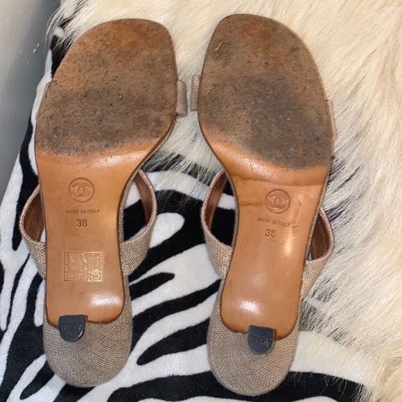 Chanel heel high Sandal size 38 - Picture 10 of 14